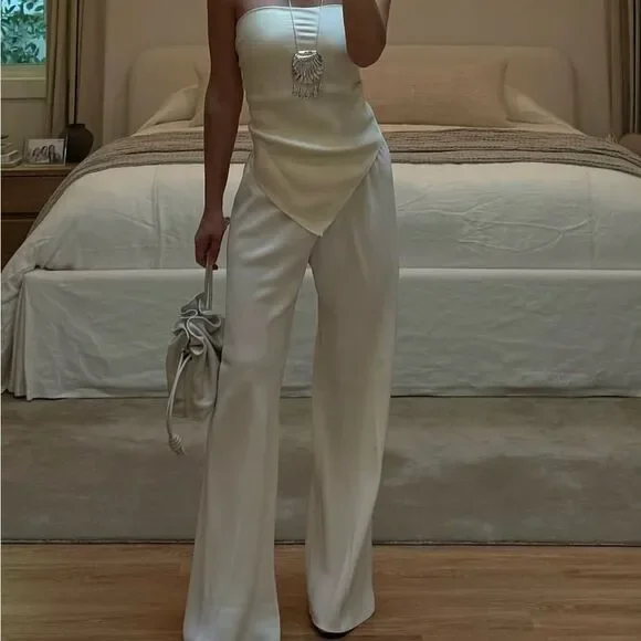 Reformation white pants
